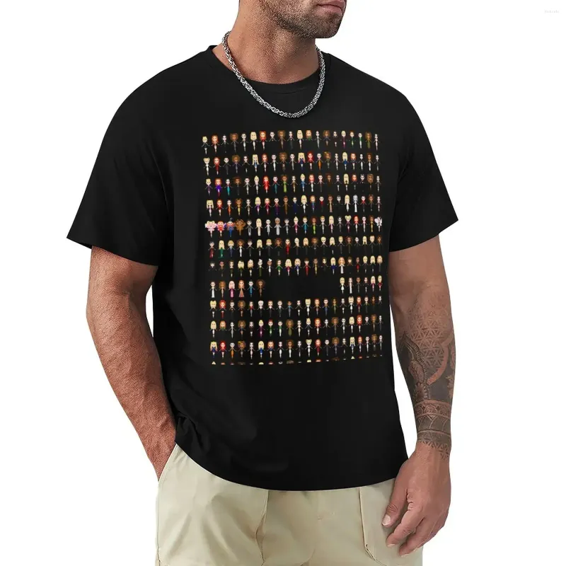 Les polos masculins pimentent votre look t-shirt surdimensionné pour un garçon t-shirts blancs blancs hommes