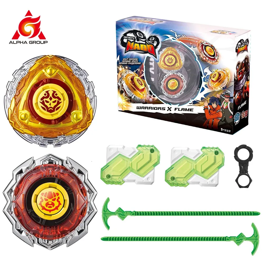 Infinity Nado 3 Série dividida original Conjunto 2 Modos Combináveis ou Spinning Spinning Top Battle Metal Gyro Er Kid Toy Presente 240423