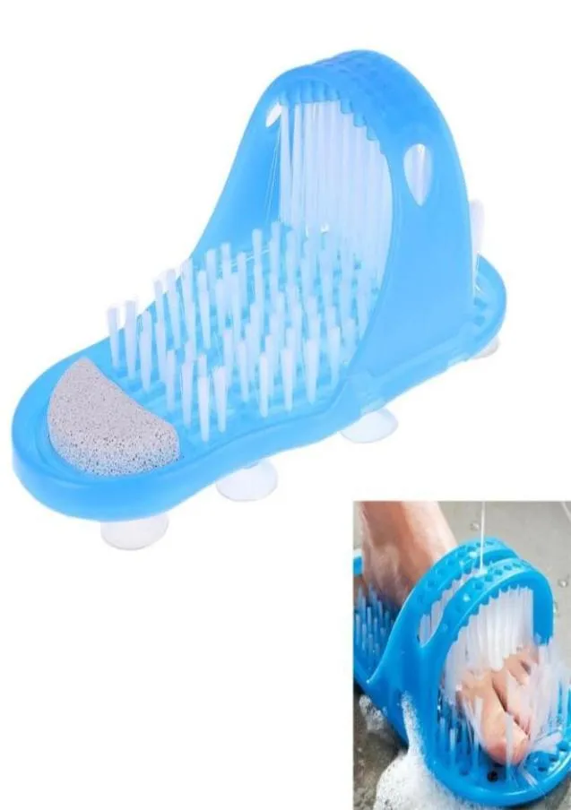 Baignoire en plastique Bouche à pied brosse Brousse de bouche de bain Piets de bain massage les ganters de brosse brossin