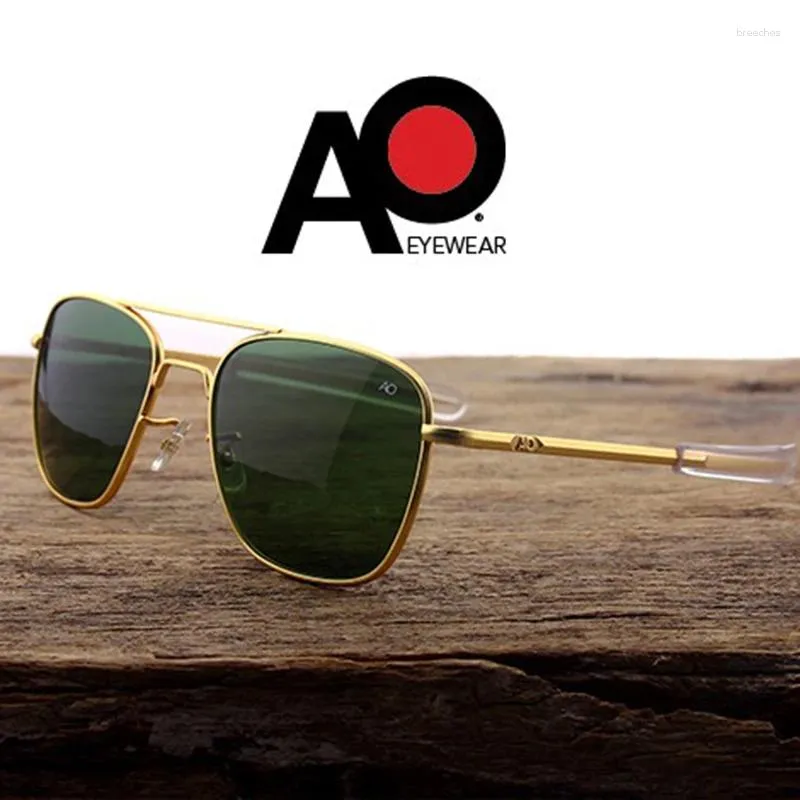 Sunglasses AO Polarized Man American Army Military Pilot Optical Aviation Sun Glasses Woman Vintage Driving Oculos