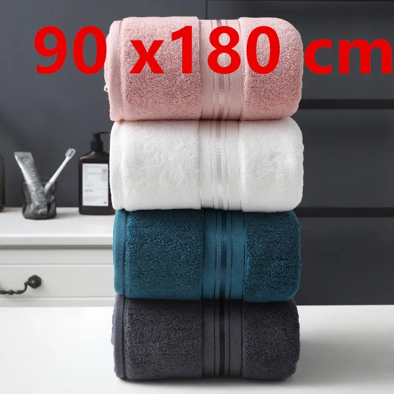 Serviettes 90x180 cm 100% coton égyptien grandes serviettes de bain et serviettes pour le visage sont super absorbantes, des voyages super doux et des serviettes de sport