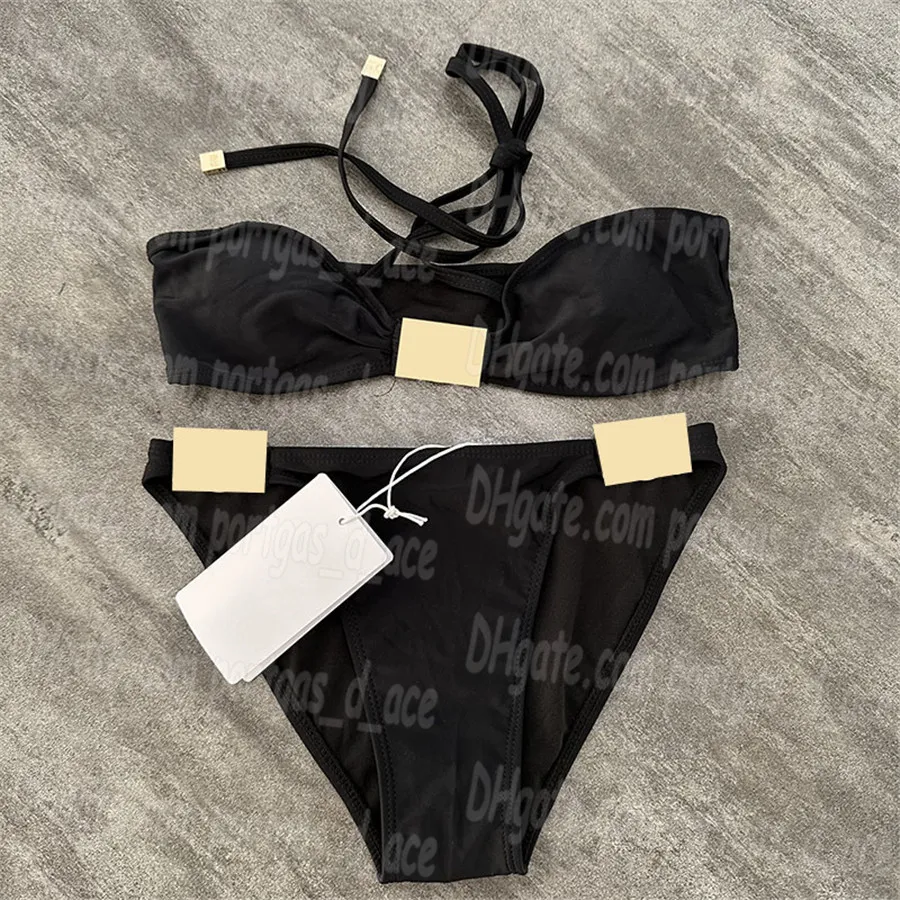 Vrouwen halter bikini's sexy zwempakontwerper badmode strand beha breif set gevotte strand badpakken charmante badpakken charmante badpakken