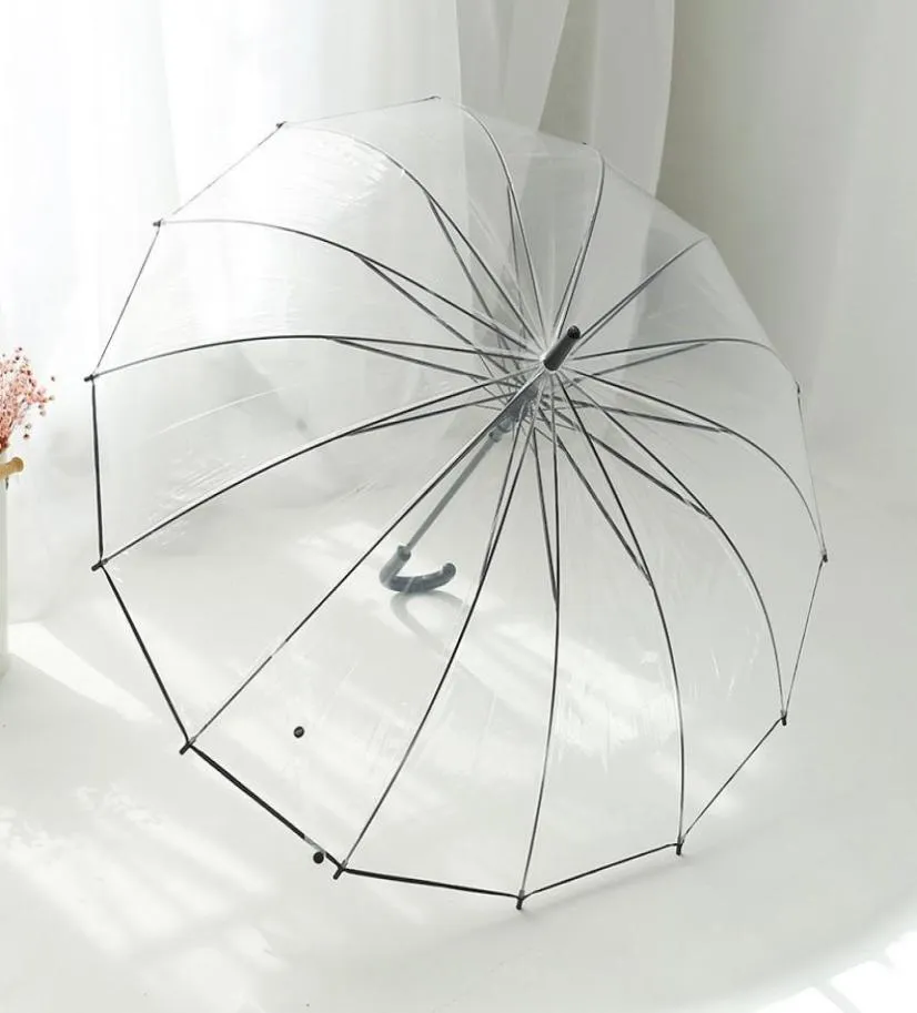 Ombrelloni trasparenti parasole bambini ombrello pioggia donne carine paraguas di buona qualità poe1131203