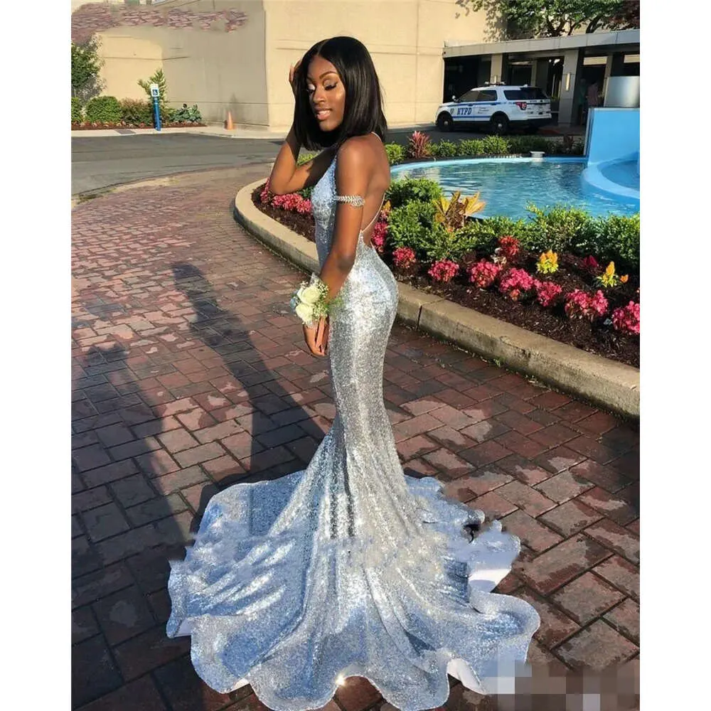 Silver deep v dress best sale