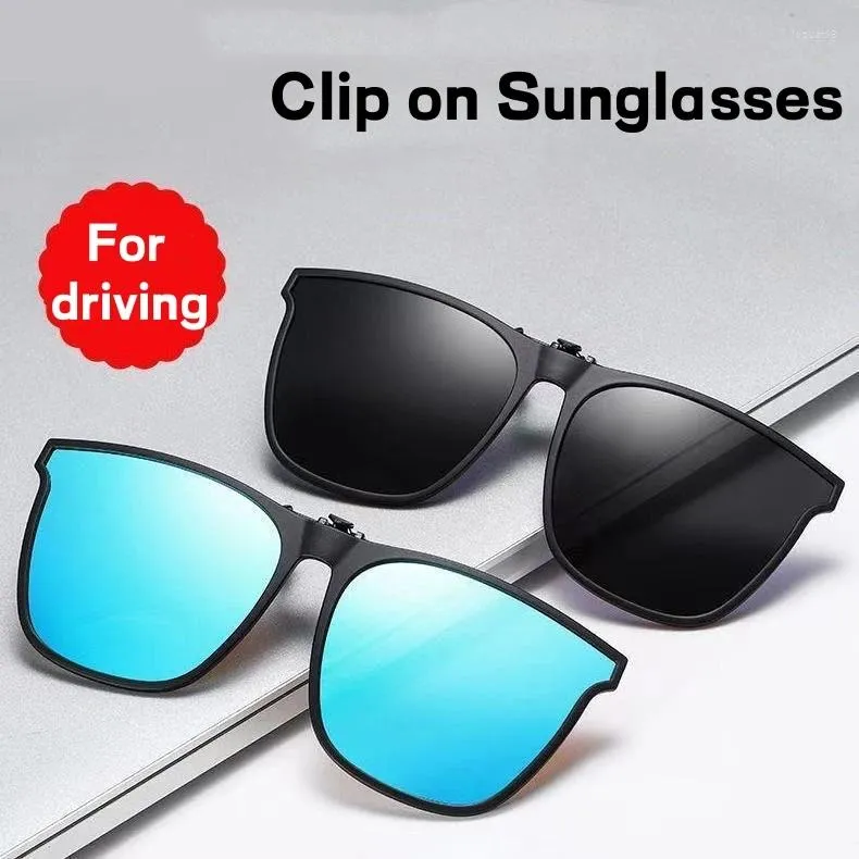 Солнцезащитные очки мужской зажим для водитель