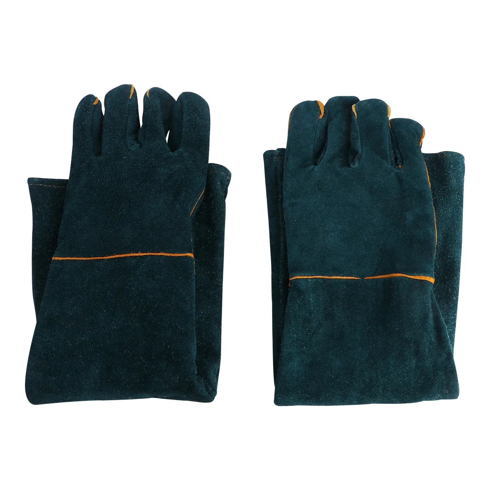 Gants 1 paire de 60 cm de long épaississement des gants de vache gants de soudage gants de protection antibite gants à manches longues gants de résistance à la chaleur gants pour