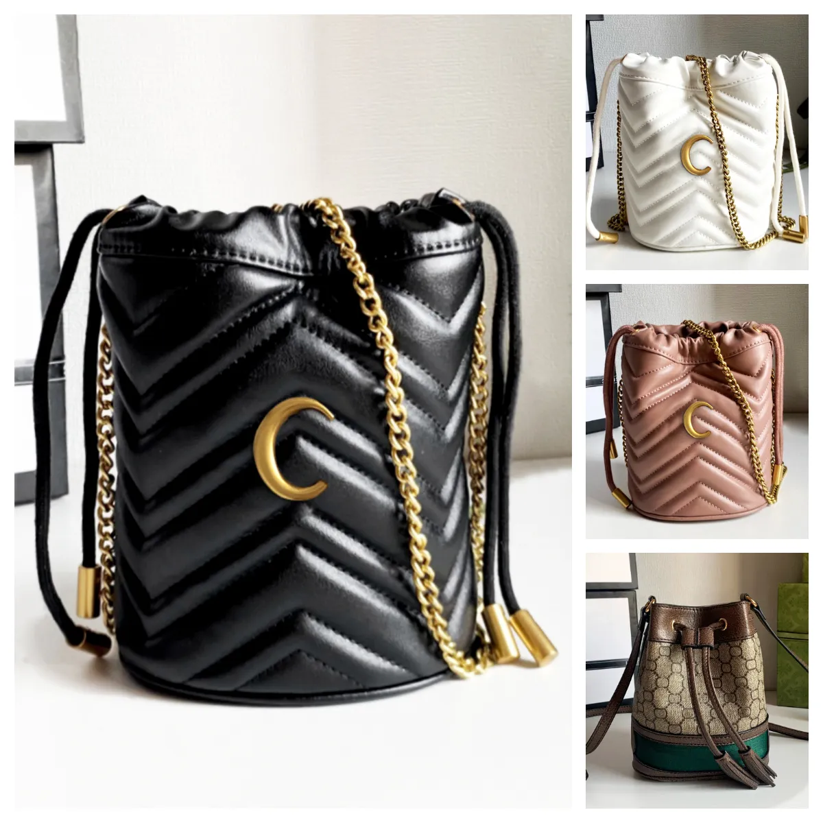 7A designer di lusso Marmont Borse Borse a tracolla mini borsetta per la borsa per la borsa da donna Mini sacca trasversale con corda di corda per vasta portafoglio