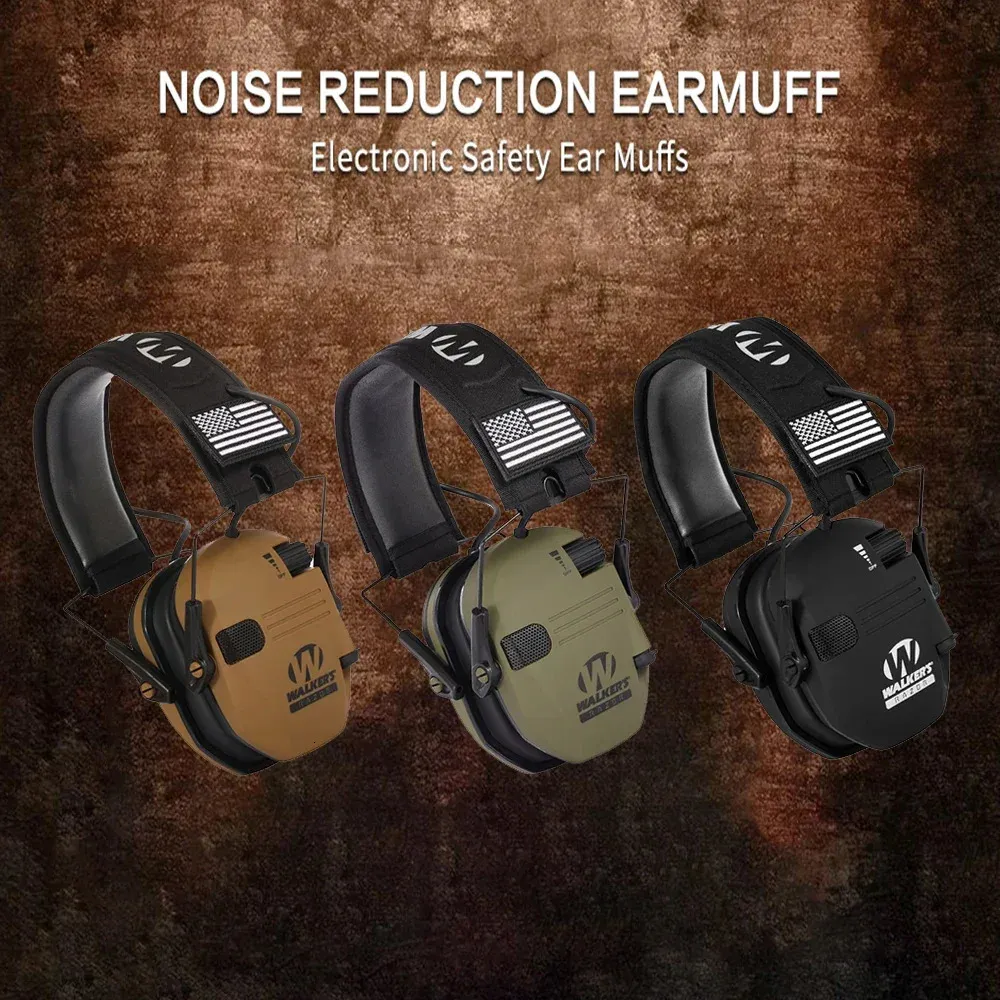 Verkoop Tactische elektronische schietpartijen Outdoor Hunting Sound Pick -up en geluidsreductie Impact gehoorbescherming Helm 240428