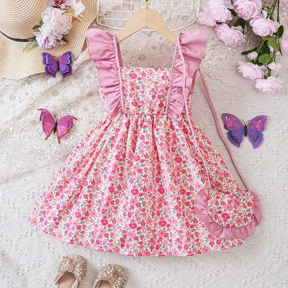 Girls Dresses Summer Floral Printing Casual Daily Play-Wear Holiday Dress  for Ages 2-7 Years from Dhgate Girls Dresses - price 31.55
