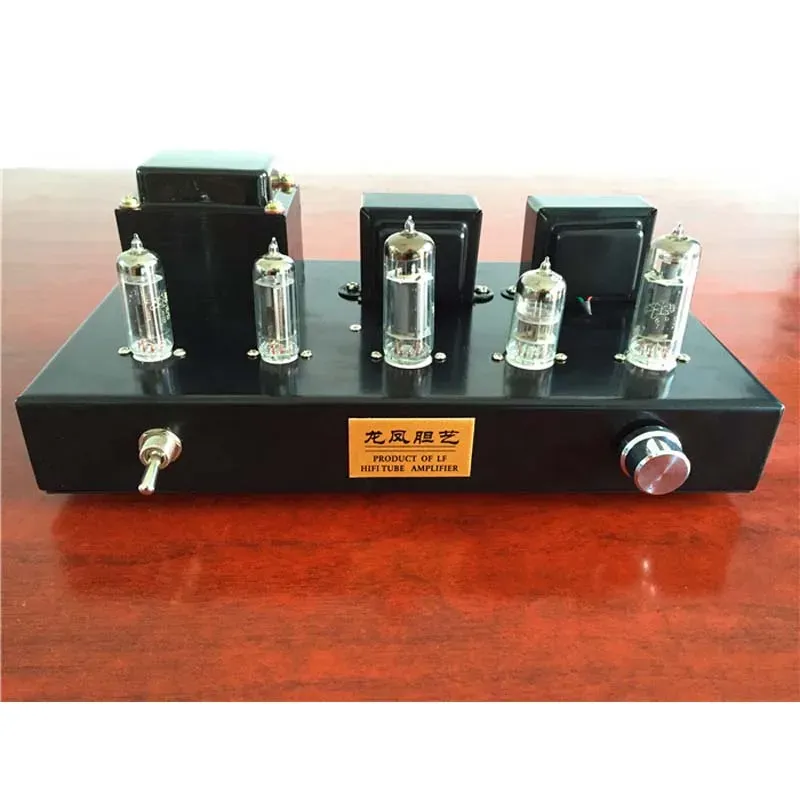 Amplificatori Nobsound 6p1 Amplificatori a tubo audio domestico Kit fai da te 6Z4 + 6n2 + 6p1 Eutput di alimentazione a guscio in acciaio inossidabile 2 * 4W AC110V / 220V