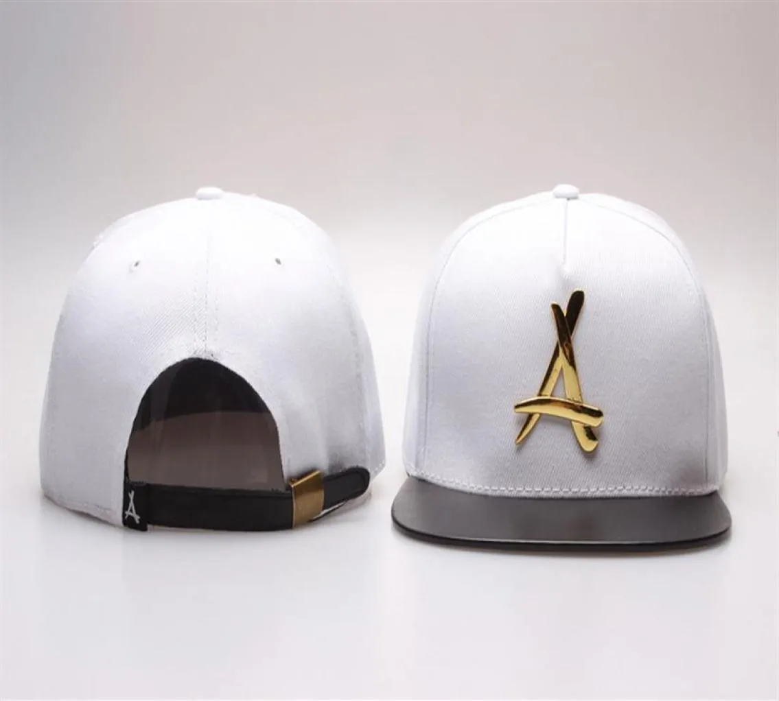 THA Alumni Alumni Metal Ein Logo Leder verstellbarer Baseball -Schnappschützen und Kappen für Männer Frauen Mode Sport Hip Hop Gorras Bone3110242