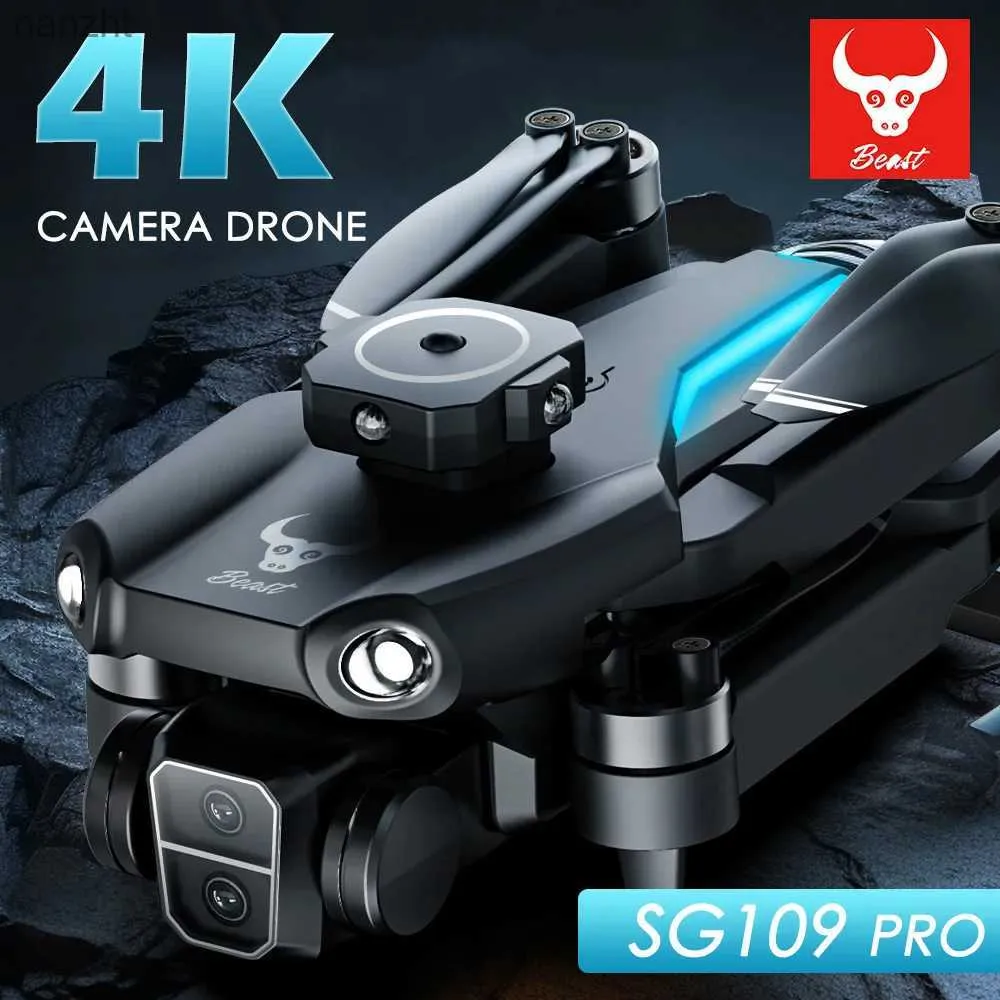 Drones SG109 Pro Drone avec une caméra 4K professionnel à quatre voies d'obstacle intelligent Évitement de pliage quatre hélicoptères RC New WX RC New WX