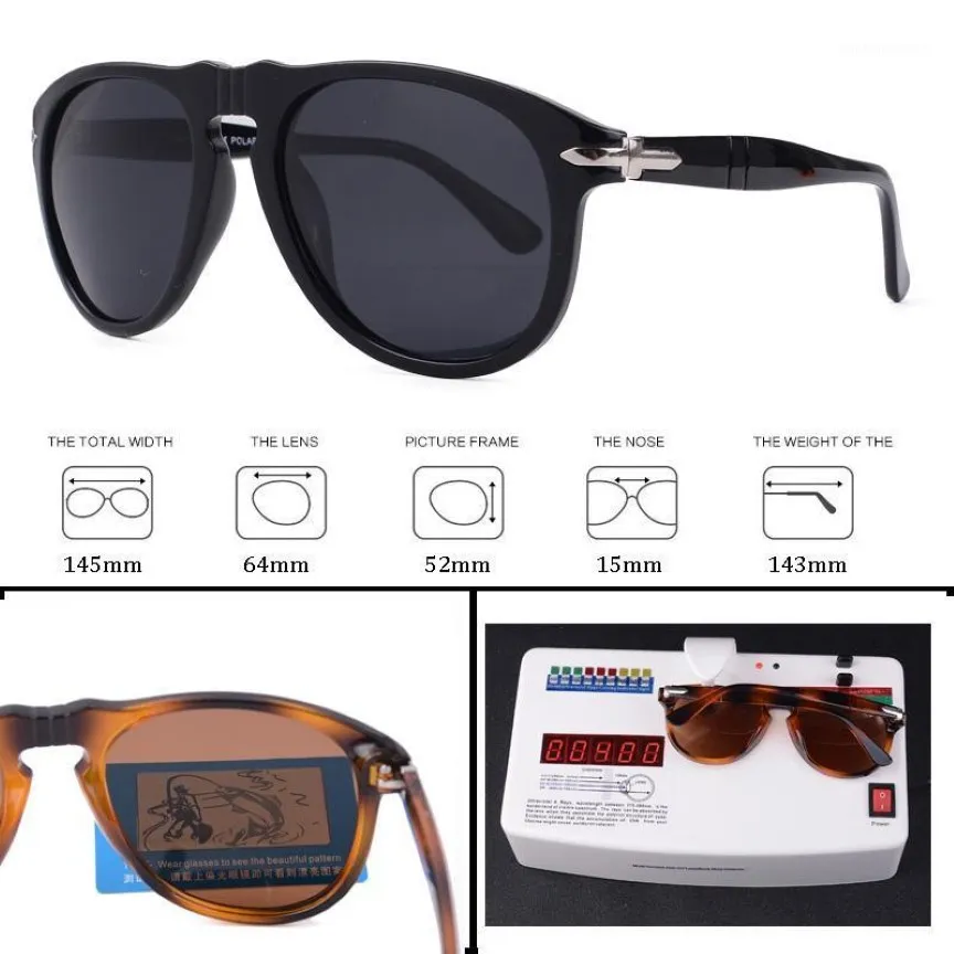 Luxo Assico Vintage Piloto Steve Estilo Polarizado Oculos de Sol Homem Condu O Marca Design 649 Zonnebril 286K