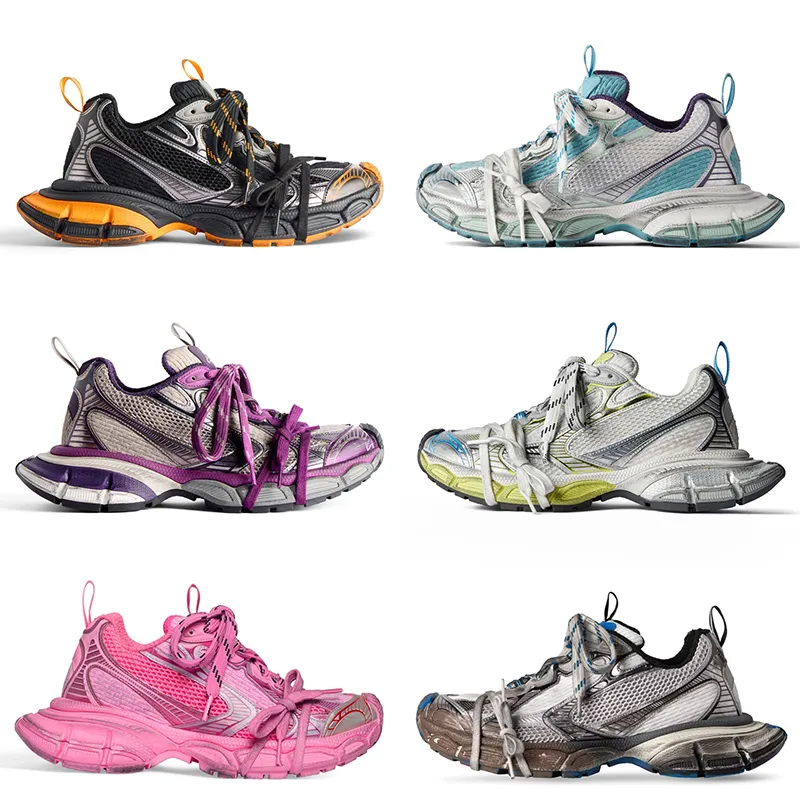 Luxe mode-trainers retro tracks 3xl sneaker ontwerper Casual schoenen Rubber platform Track Runners Mens Dames Top Kwaliteit Sneakers Oversized Mule Grootte EUR 35-46