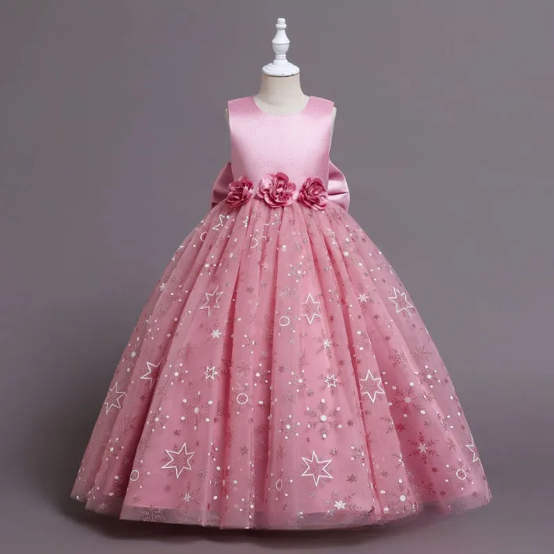 Vestido explosivo vestido de verano para niñas princesas de niñas vestidos para niños grandes vestidos para niños