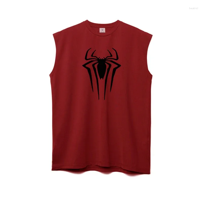 Men's Tank Tops Sports Vest Spring And Summer Loose Breathable Basketball Fitness Casual Bodybuilding T-shirt