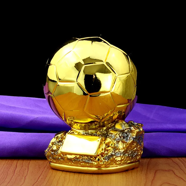 Pas voetbalvoetbal Golden Championship Cup Trophy League Cup beste speler fans souvenir cadeau hars trofee aan