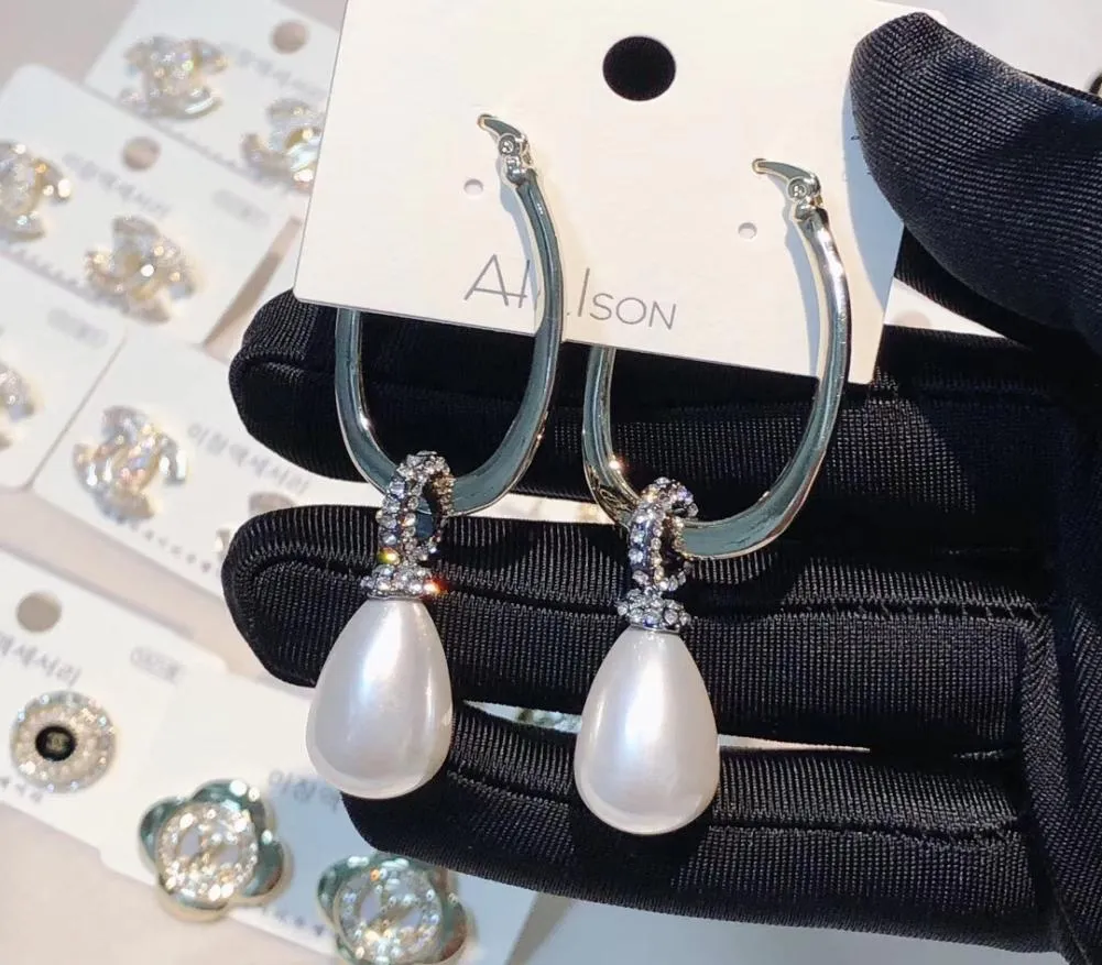 2019 Meest modieuze stijl Rhinestone Alloy Jewelry mode oorbellen sieraden luxe oorbellen minnaar cadeau62858977