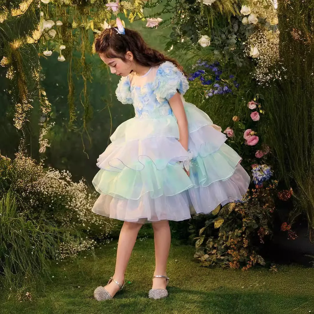 rainbow lace dress Lauren Elaine Aurelia