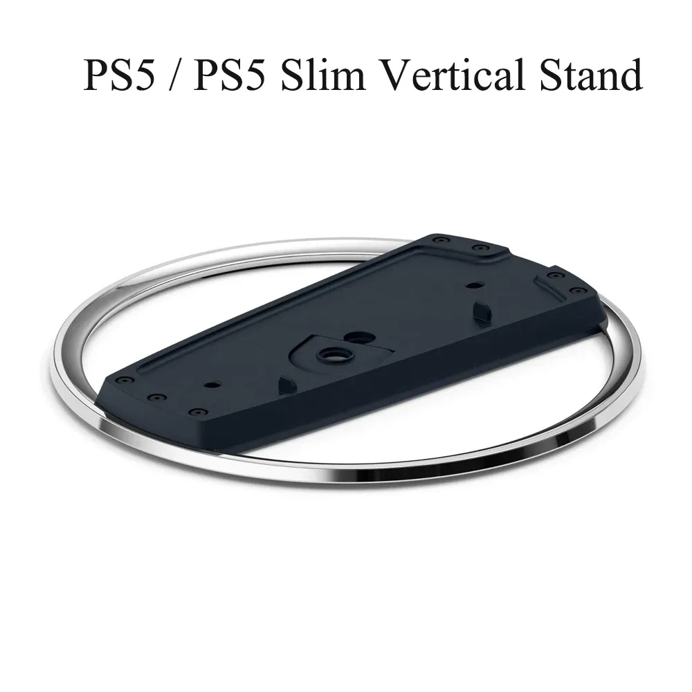 Högtalare Vertikal Stand för PS5 Slim Console Gaming Accessories Antislip Bas Stand för PS5 Disc/Digital Edition Host