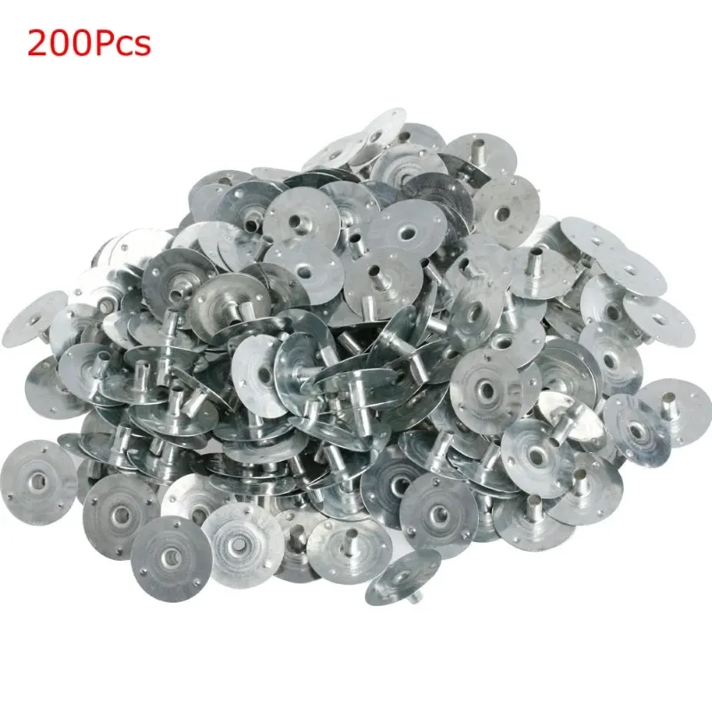 Halter 200 PCs langlebige Wachseker Kerzen machen Metalldocht -Erhalter tragen Halter Tabs