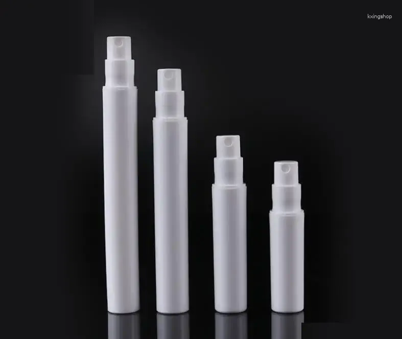Butelki do przechowywania Hurtowa pusta próbka spray 2 ml 3ml 4 ml 5 ml białe plastikowe perfumy fiolki 1000pcs/partia SN77
