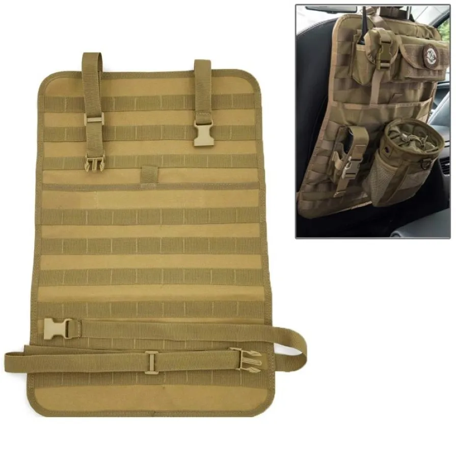 Sacos de material Uatical Molle Car veículo Painel Protector Universal Fit Nylon Hunting Bag 253s