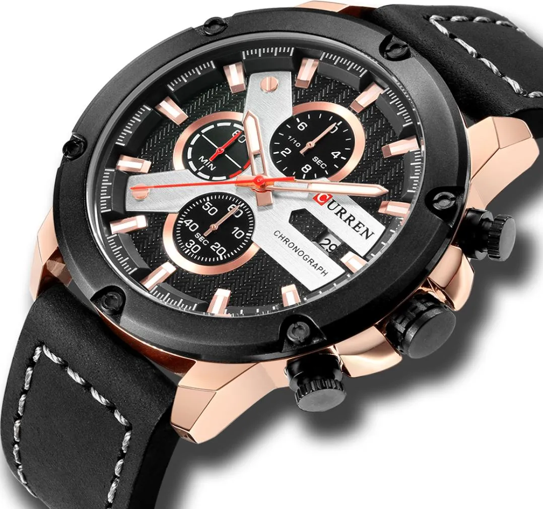 Regarder Men Sports Chronograph Quartz Givoirs de poigne