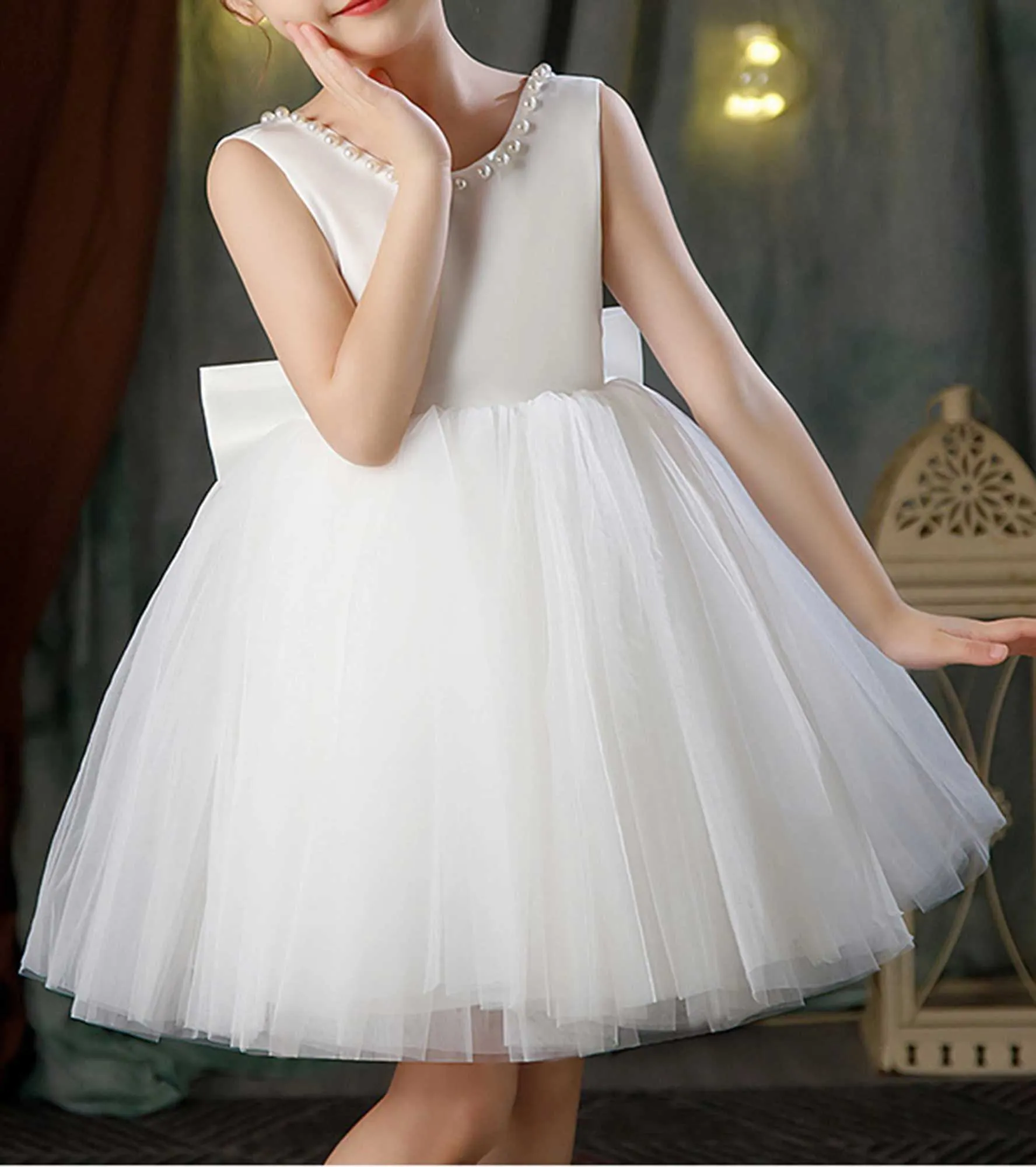 Girl's Backless Pleated Formal Dress for Toddlers and Big Girls Ages 25-36m  to 7-12y from Dhgate Girl's Dresses - price 39.58