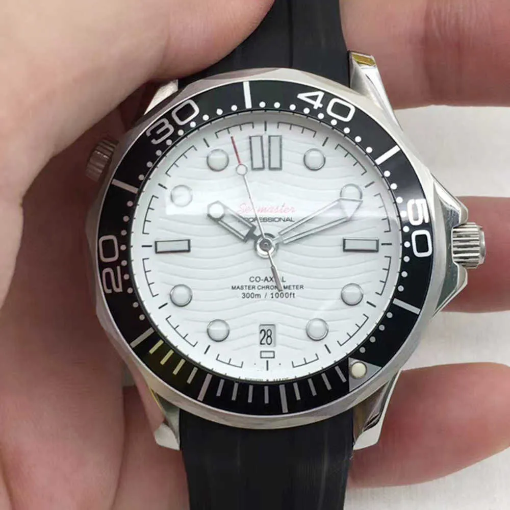 디자이너 시계 Reloj 시계 AAA 기계식 시계 Oujia 007 Liu Li Bai Mian de Bond Fully Automatic Mechanical Watch and Watch Machinery Mens Watch