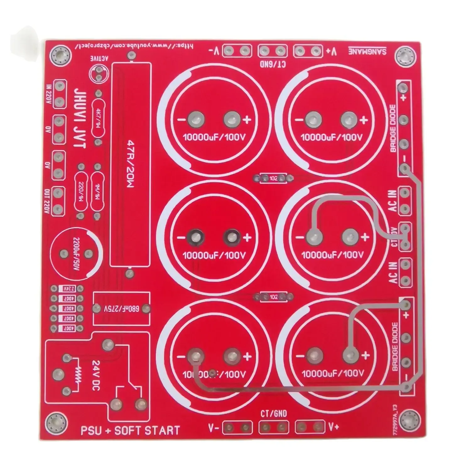 Усилитель Hifi Audio -усилитель выпрямитель Filter Pielter Board + Soft Start PCB