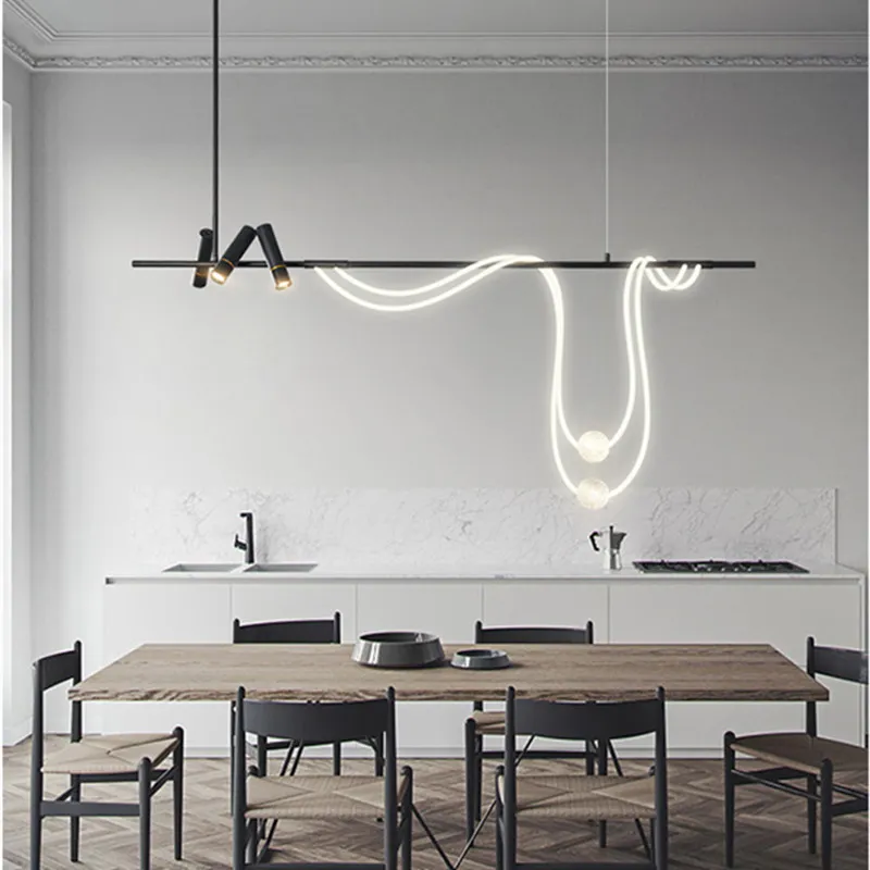 Cursive linear pendant hot sale