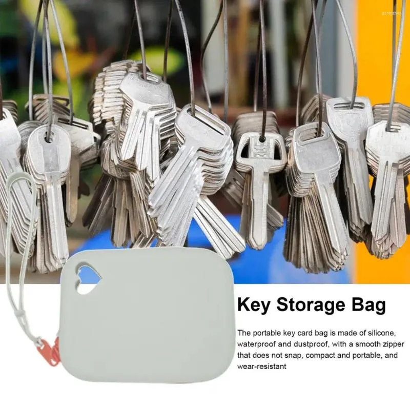 Storage Bags Portable Key Bag Hand Comfort With Lanyard Card Case