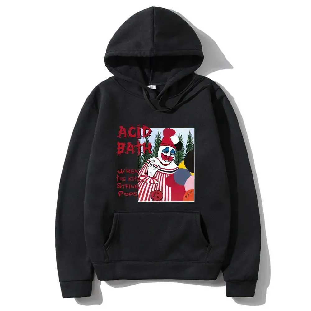 Sweats à capuche masculine Sweatshirts ACID BACHE SWEAGE PSYCHOLOGIQUE TV BOBE SLUDE MÉTAL DES MELLES MENSE COSTER