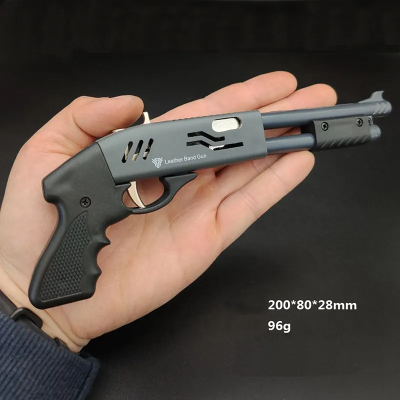 8 Continuous Emission Mini Shotgun Toy Gun With Rubber Band