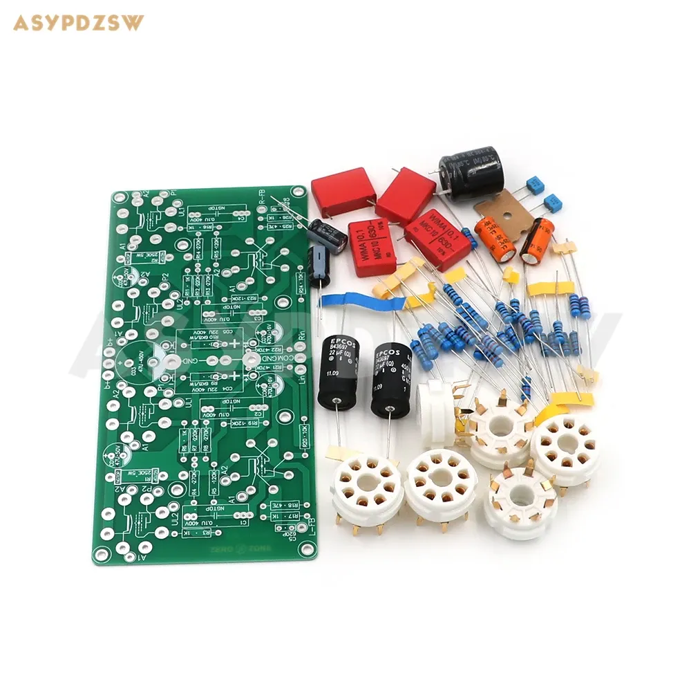 Amplifier Ultralinear PushPull Type 6SL7+6V6 Tube Power Amplifier 12W PCB/DIY Kit (inget rör)