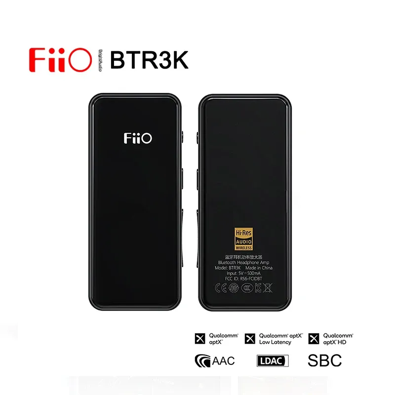 Verstärker Fiio BTR3K Hires Audio USB DAC AMP Bluetooth Receiver Kopfhörerverstärker Dual AK4377A Chips LDAC APTX 2,5+3,5 mm Ausgang