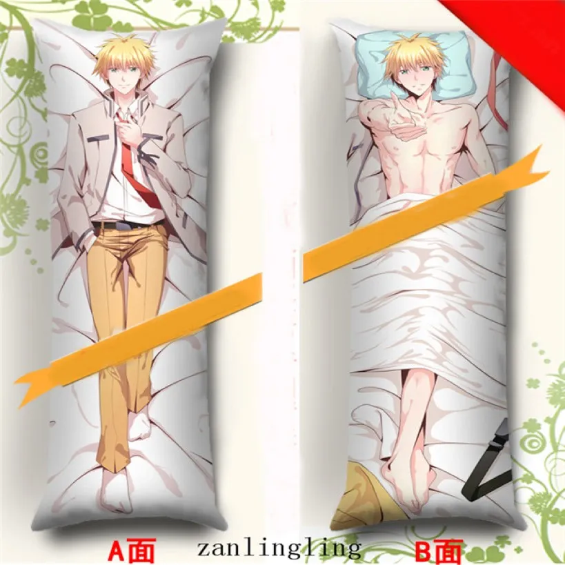 Maid Sama Charactors Misaki Ayuzawa Takumi Usui Pillow Cover Kuro Kami Medaka Box Black God Kuro Dakimakura Body Pillowcase 216d