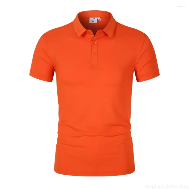 Polos pour hommes Polo Polo Business Business Breatchable T-shirt à manches courtes à manches courtes S-3xl