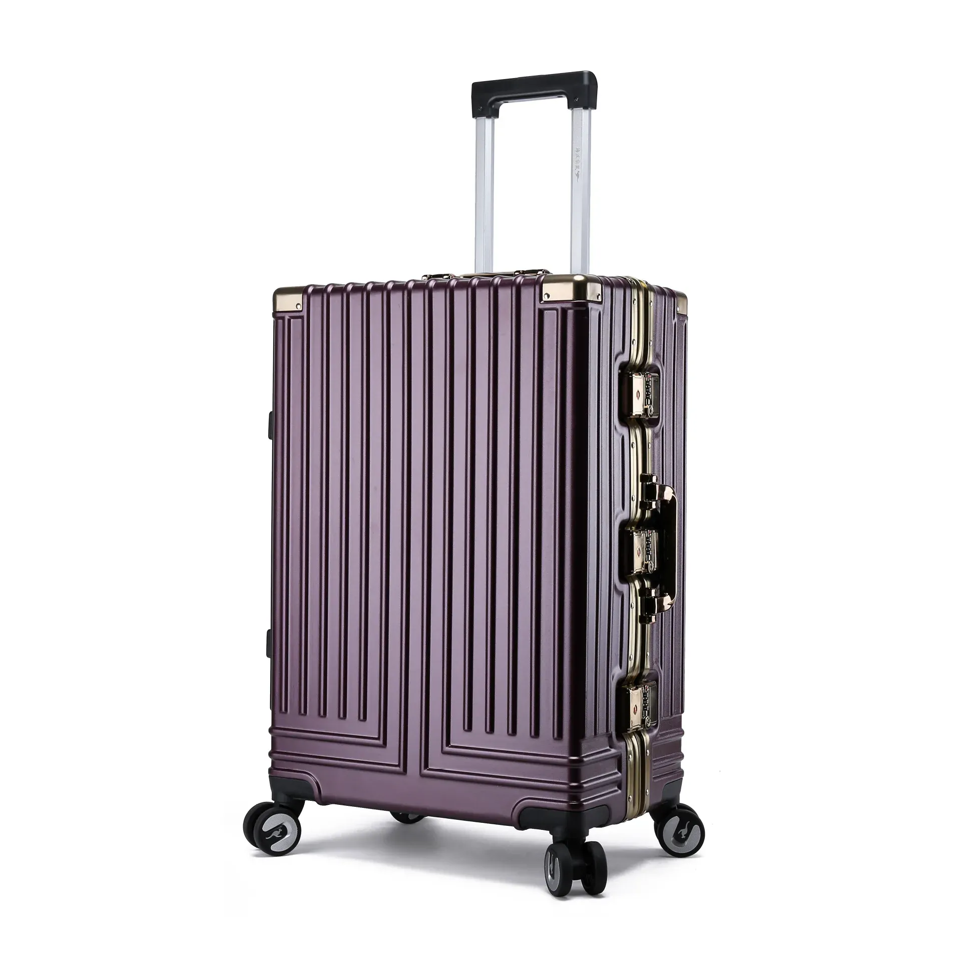 Bagages 26 pouces de chariot en aluminium Varine de chariot universel à forme spéciale Antipresure et valise anti-mec