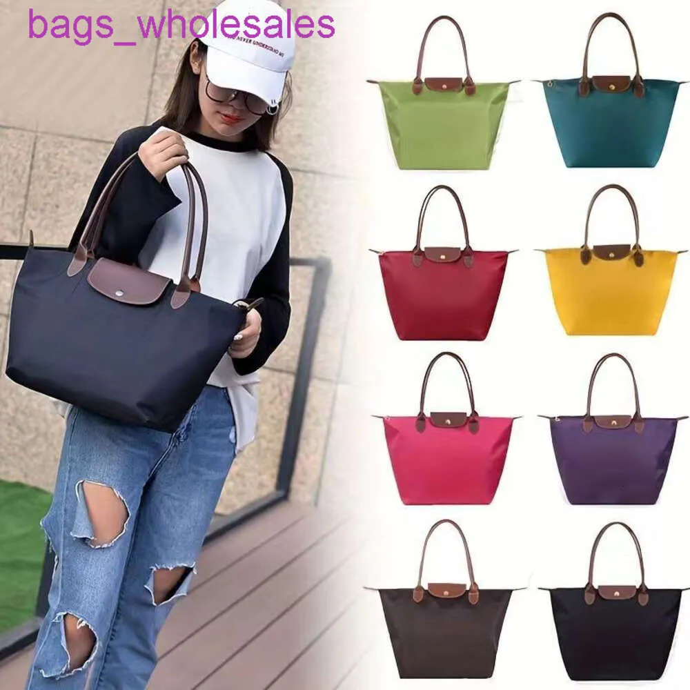 95% rabatt på Falong Bag 70 -årsjubileum Classic Nylon One Shoulder Handheld Tote Underarm Folding shoppingj4co