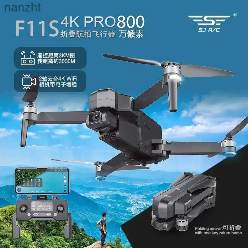 Droni SVRC F11S RC Drone 3000 metri Ultra Long Control 4KHD Evitamento dell'ostacolo della telecamera professionale per la fotografia aerea Motore senza spazzole WX