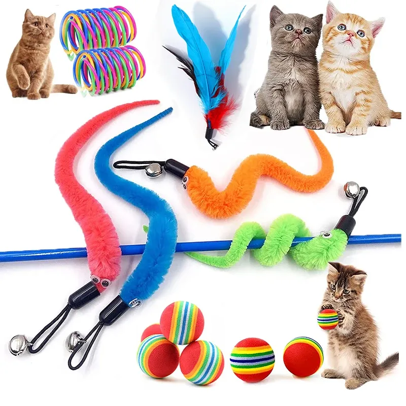 Toys 5100pc Interactive Cat Feather Toy Acessórios