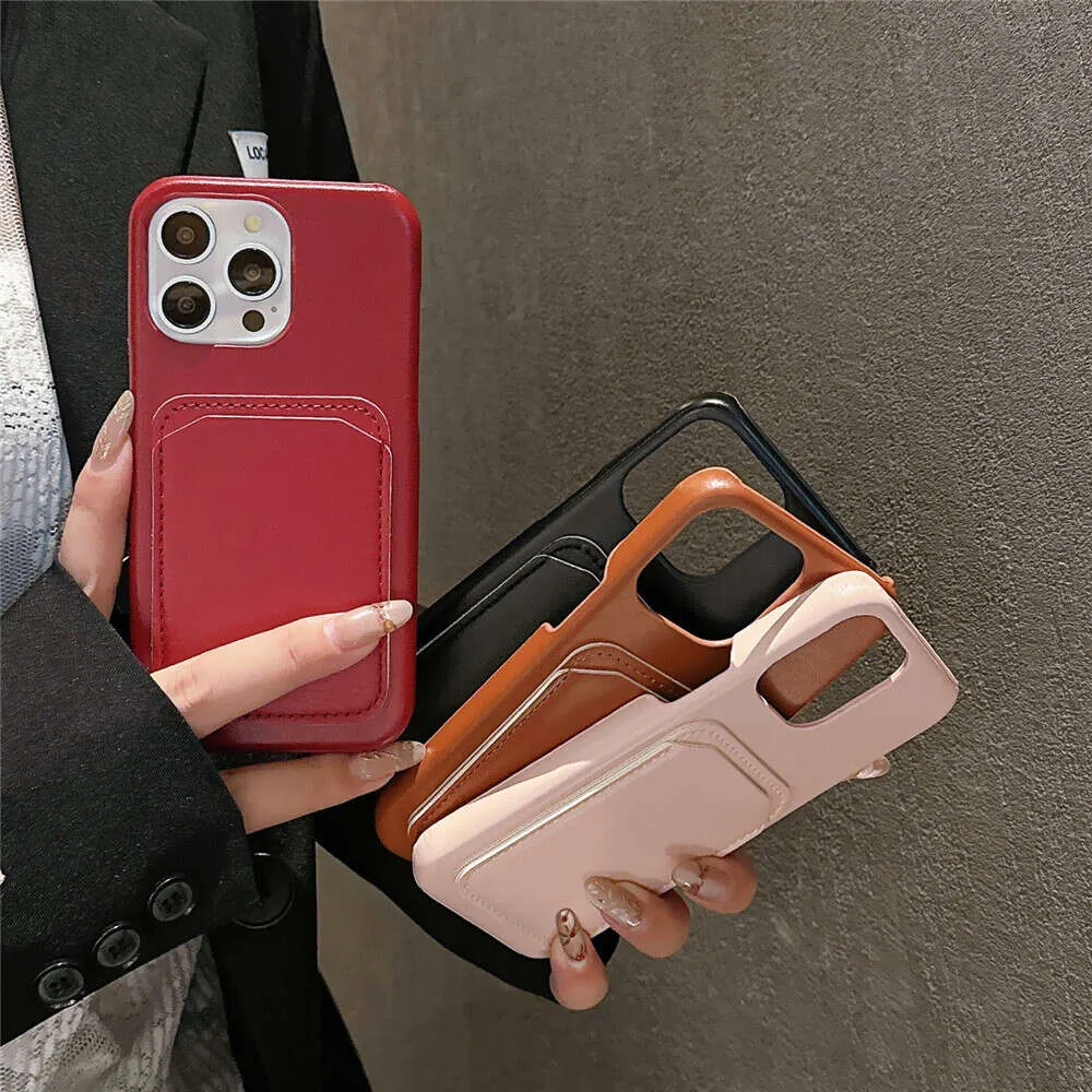 Кожаная сумка для карты iPhone 15 Promax Phone Case Apple 14 Plus/13 Pro Antipless подходит 11