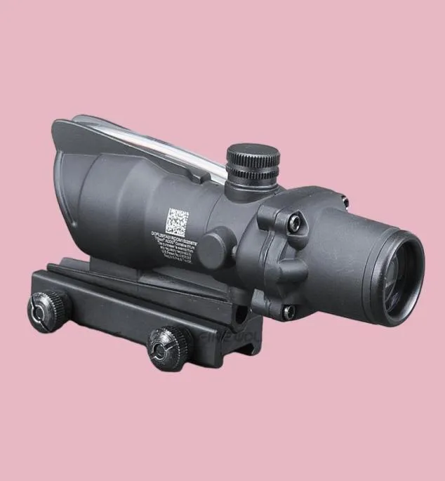 Stock Stock Trijicon Hunting Riflescope Acog 4x32 Real Fibre Optics Red Green Illumined Chevron Glass Glass Reticle Reticle TAKTICAL OPTI4676737