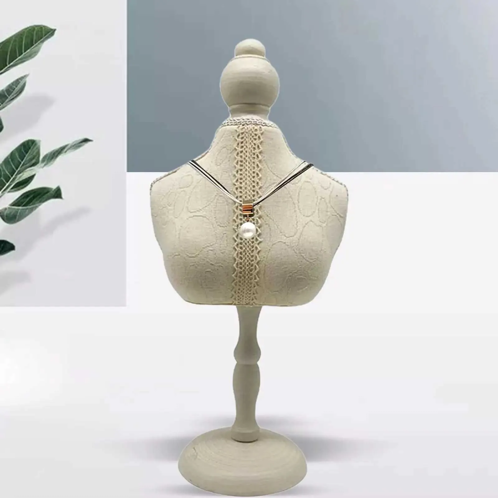 Jewelry Stand Necklace bust model jewelry display stand for necklace photography pendant long chain handle organizer Q240506