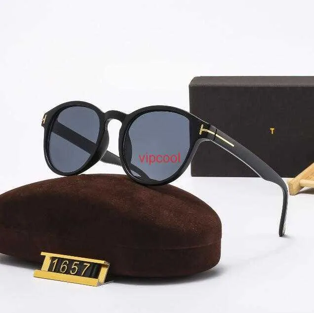 В вдохновленных Джеймсом Бондом солнцезащитные очки TF1657 для мужчин женщин - УФ -защита модные очки