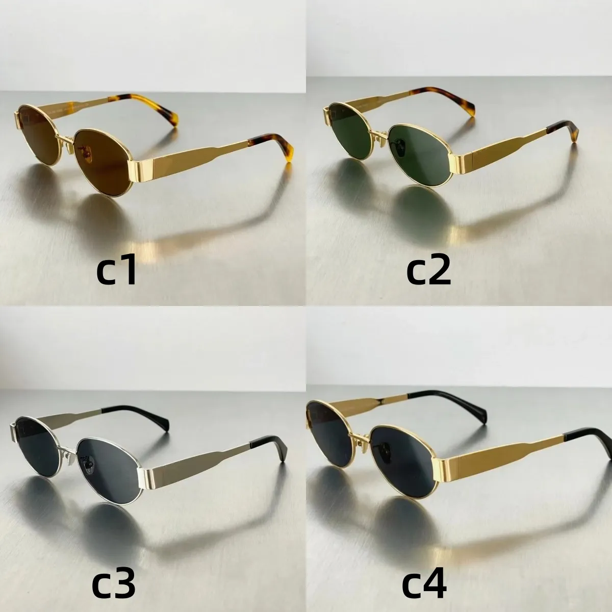 Hurtownia okularów przeciwsłonecznych projektant okularów przeciwsłonecznych dla kobiet okularów przeciwsłonecznych Touring gogle retro kocie oko owalne okulary przeciwsłoneczne impreza luksusowe okulary słoneczne metalowe okulary MOQ = 10