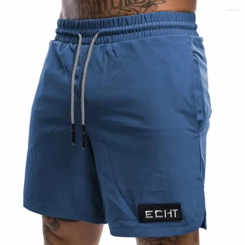 Shorts pour hommes Echt et tissu nylon féminin à cinq points de sport en vrac sèche rapide en dentelle solide même style été