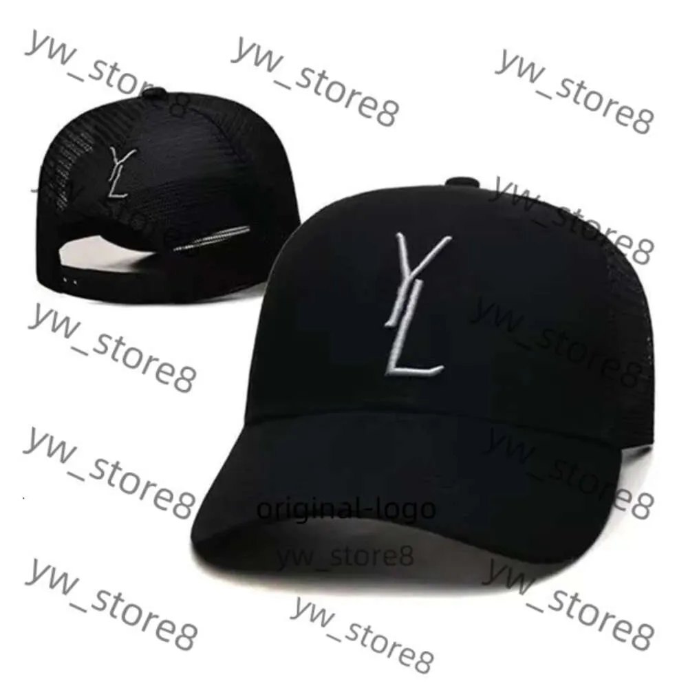 YSL Cap Fashion Luxury Tasarımcı Hat Lüks Casquette Capet Casquette Cap Case Ball Cap Classic Marka Spor Spor Fitness Partisi Beyzbol Kapağı Mens Cap 9861